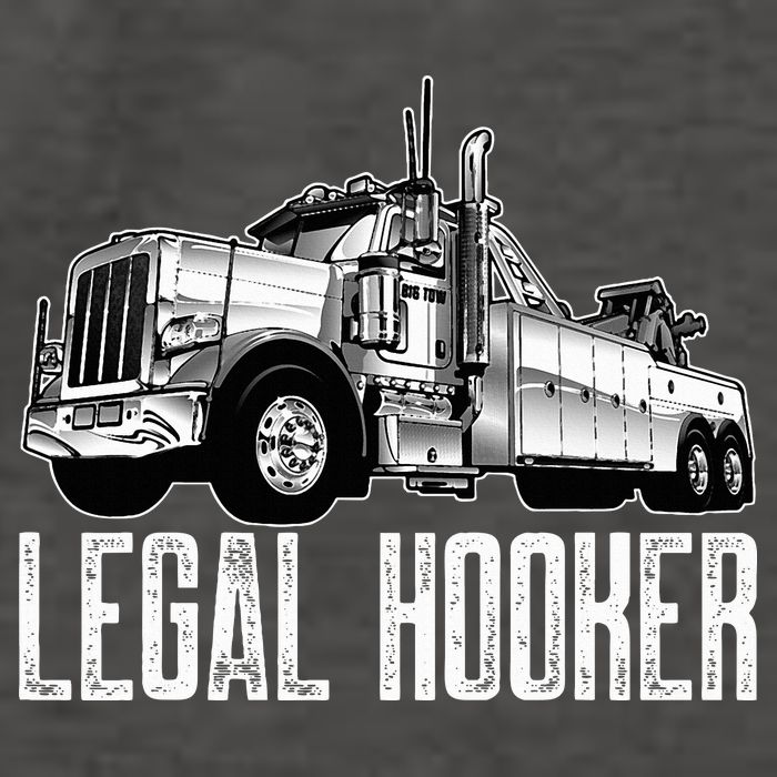 Tow Truck Driver Legal Hooker Funny Big Wrecker Vector Backpack