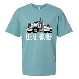 Tow Truck Driver Legal Hooker Funny Big Wrecker Sueded Cloud Jersey T-Shirt