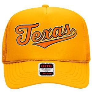 Texas High Crown Mesh Back Trucker Hat