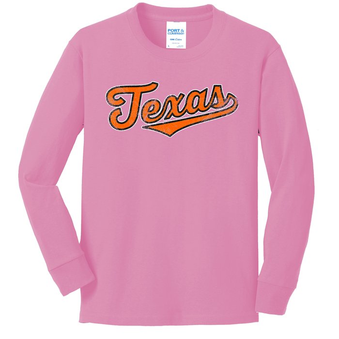 Texas Kids Long Sleeve Shirt