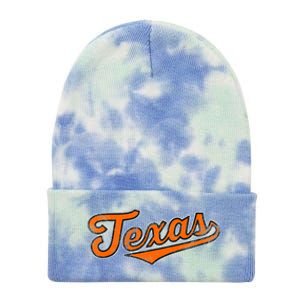 Texas Tie Dye 12in Knit Beanie