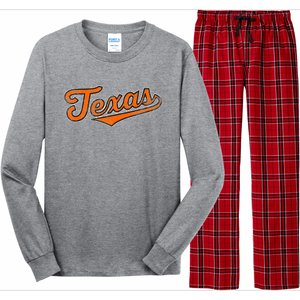 Texas Long Sleeve Pajama Set