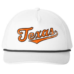 Texas Snapback Five-Panel Rope Hat