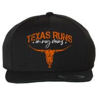 Texas Wool Snapback Cap