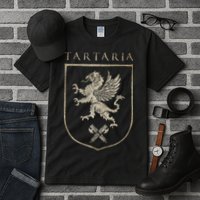 Tartaria Tartarian Empire Griffin, Tartary Family Crest Tall T-Shirt