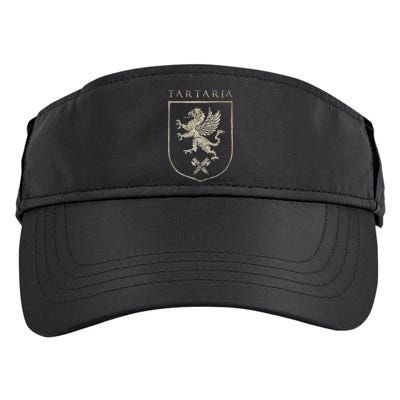 Tartaria Tartarian Empire Griffin, Tartary Family Crest Adult Drive Performance Visor