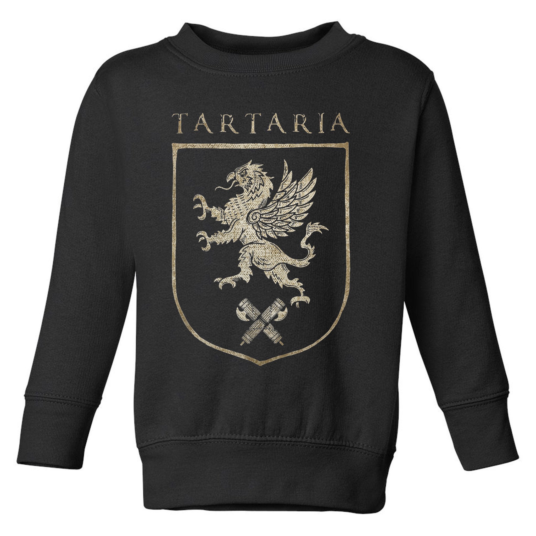 Tartaria Tartarian Empire Griffin, Tartary Family Crest Toddler Sweatshirt