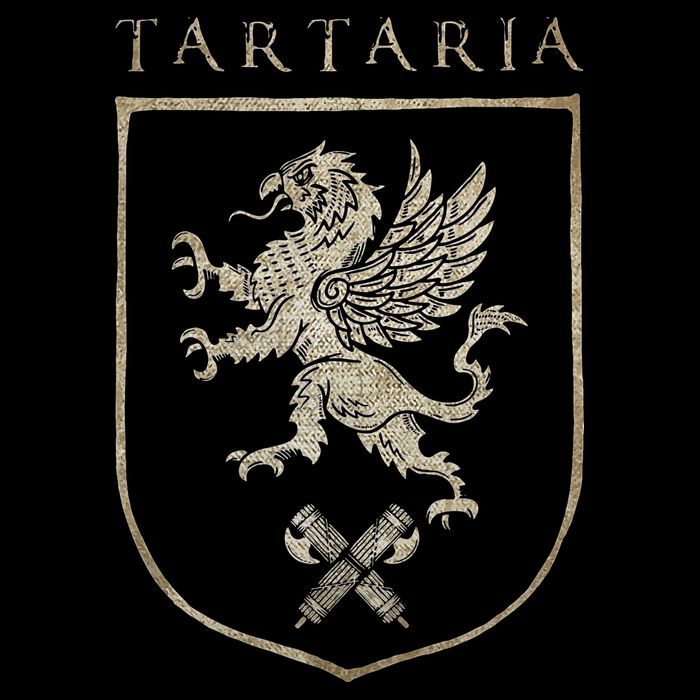 Tartaria Tartarian Empire Griffin, Tartary Family Crest Women's V-Neck T-Shirt