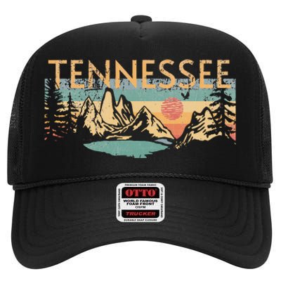 Tennessee High Crown Mesh Back Trucker Hat