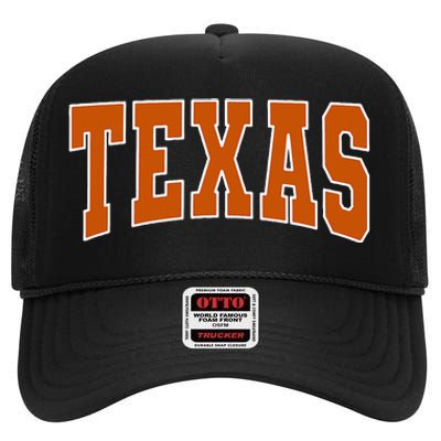 Texas High Crown Mesh Back Trucker Hat