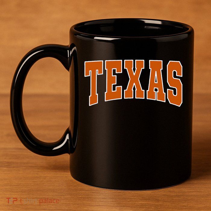 Texas 11oz C Handle Ceramic Mug