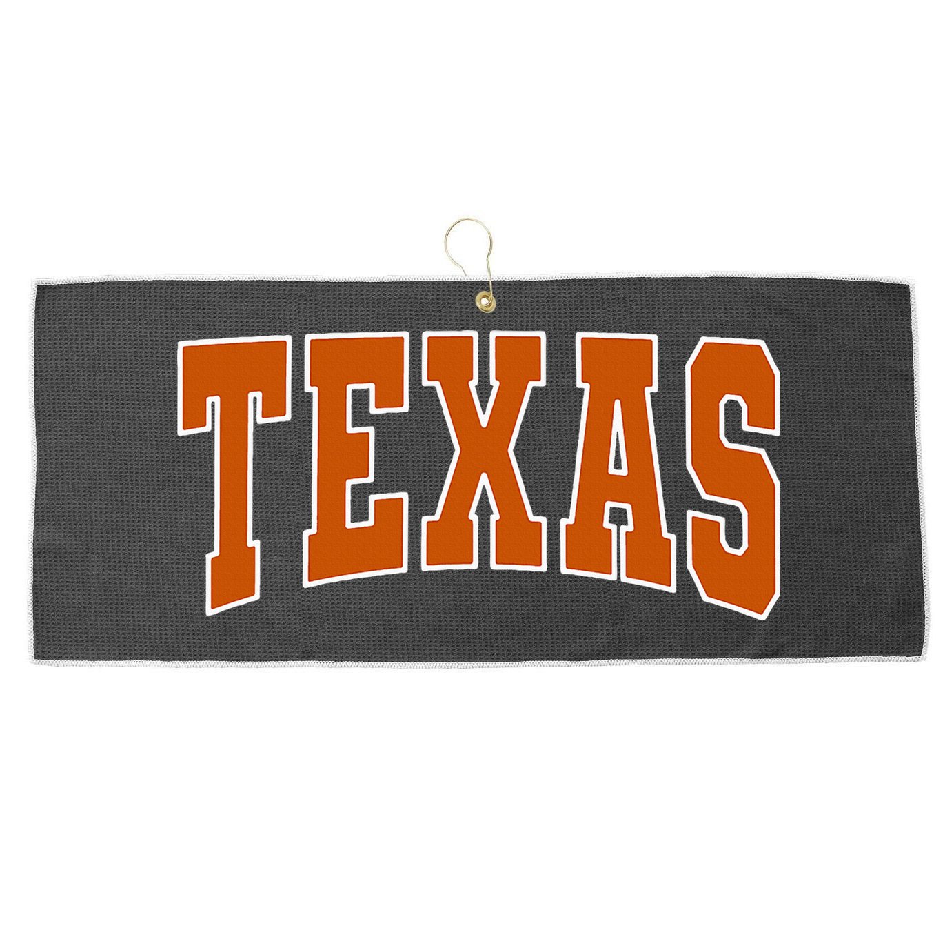 Texas Large Microfiber Waffle Golf Towel