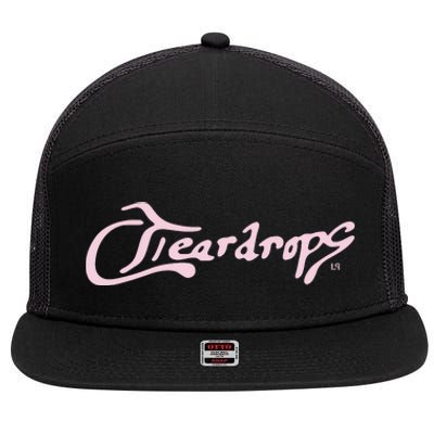 Teardrop 7 Panel Mesh Trucker Snapback Hat