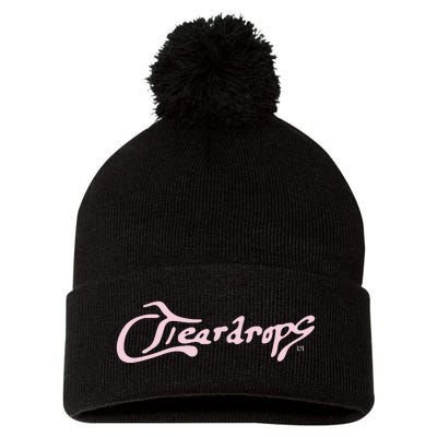 Teardrop Pom Pom 12in Knit Beanie