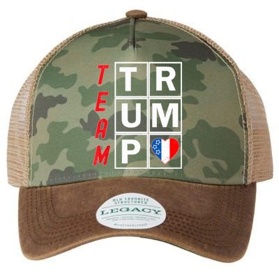 Team Trump Election Design Pro Republican Party Legacy Tie Dye Trucker Hat