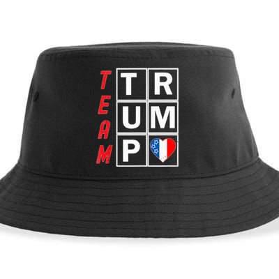 Team Trump Election Design Pro Republican Party Sustainable Bucket Hat