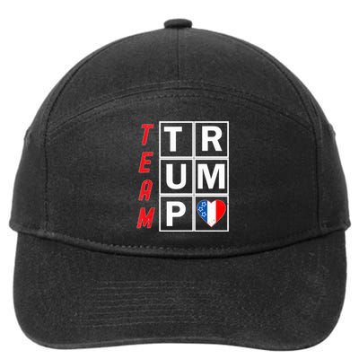 Team Trump Election Design Pro Republican Party 7-Panel Snapback Hat