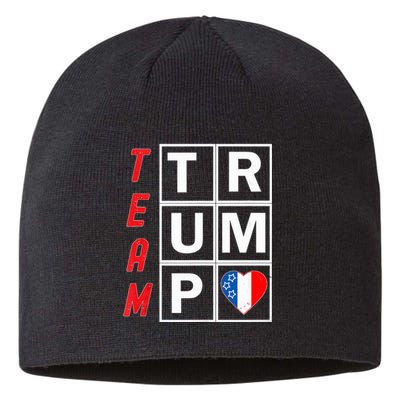 Team Trump Election Design Pro Republican Party Sustainable Beanie