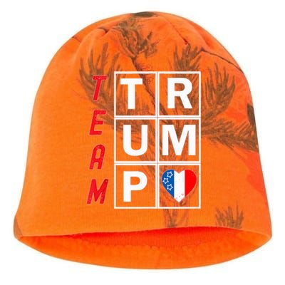 Team Trump Election Design Pro Republican Party Kati - Camo Knit Beanie