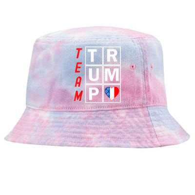 Team Trump Election Design Pro Republican Party Tie-Dyed Bucket Hat