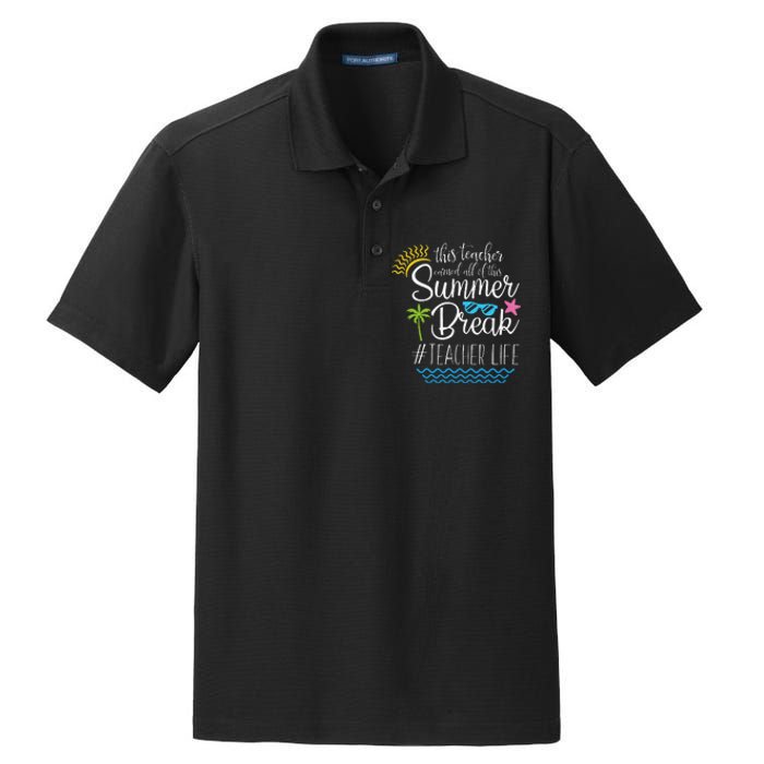 This Teacher Earned All Of This Summer Break Teacher Life Dry Zone Grid Polo