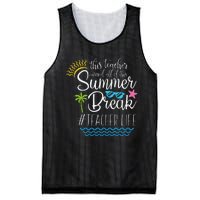 This Teacher Earned All Of This Summer Break Teacher Life Mesh Reversible Basketball Jersey Tank