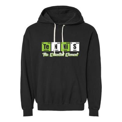 Tennis The Essential Element Funny Love Tennis Garment-Dyed Fleece Hoodie