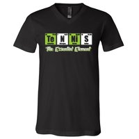 Tennis The Essential Element Funny Love Tennis V-Neck T-Shirt