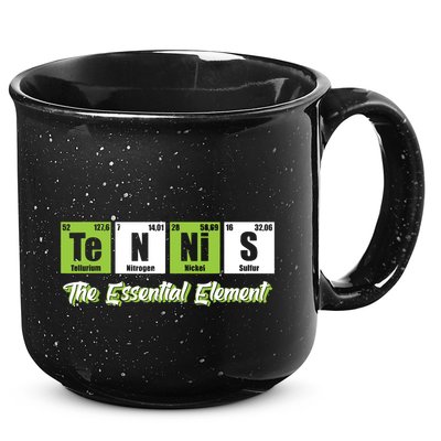 Tennis The Essential Element Funny Love Tennis 15oz Campfire Ceramic Mug