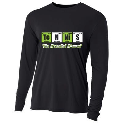 Tennis The Essential Element Funny Love Tennis Cooling Performance Long Sleeve Crew