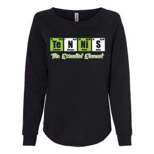 Tennis The Essential Element Funny Love Tennis Womens California Wash Sweatshirt