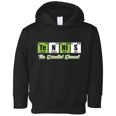 Tennis The Essential Element Funny Love Tennis Toddler Hoodie