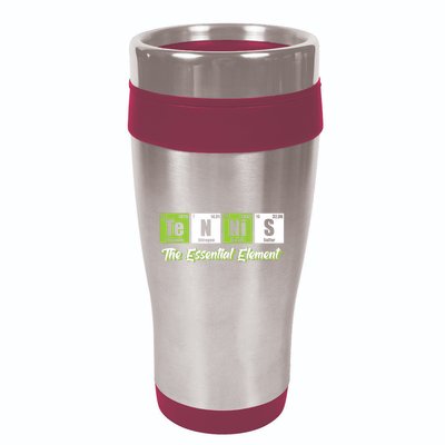 Tennis The Essential Element Funny Love Tennis 16oz Travel Tumbler