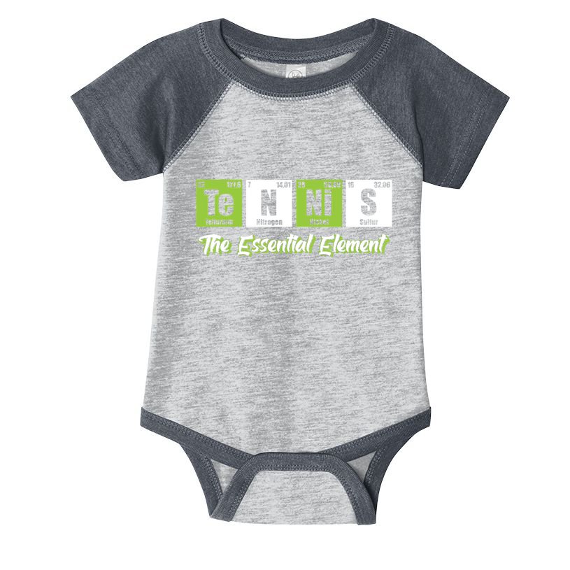 Tennis The Essential Element Funny Love Tennis Infant Baby Jersey Bodysuit
