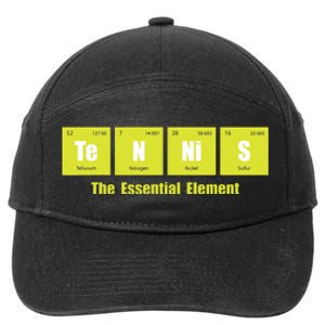 Tennis The Essential Element Tournament Sports Lover 7-Panel Snapback Hat