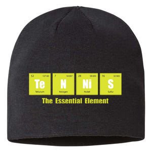 Tennis The Essential Element Tournament Sports Lover Sustainable Beanie