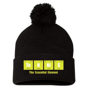 Tennis The Essential Element Tournament Sports Lover Pom Pom 12in Knit Beanie