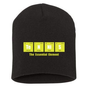 Tennis The Essential Element Tournament Sports Lover Short Acrylic Beanie