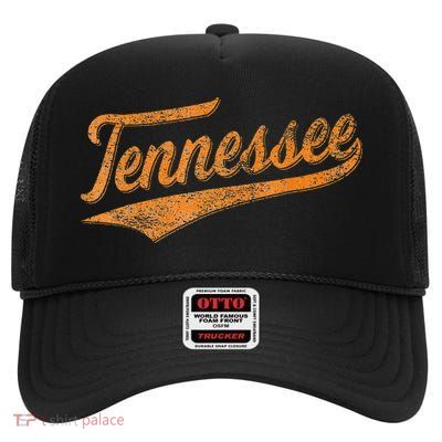 Tennessee High Crown Mesh Back Trucker Hat