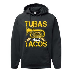 Tubas Tacos Expert Tuba Player Musician Music Playing Lover Performance Fleece Hoodie