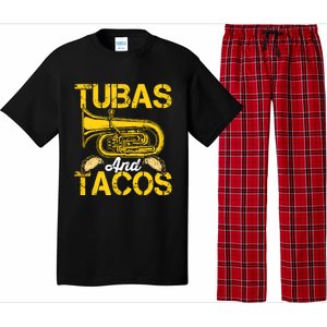 Tubas Tacos Expert Tuba Player Musician Music Playing Lover Pajama Set