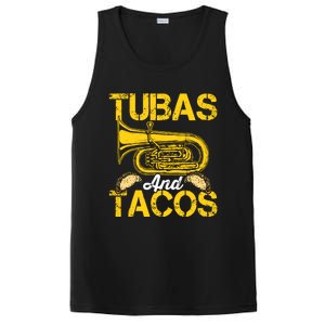 Tubas Tacos Expert Tuba Player Musician Music Playing Lover PosiCharge Competitor Tank