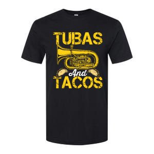 Tubas Tacos Expert Tuba Player Musician Music Playing Lover Softstyle CVC T-Shirt