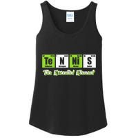 Tennis The Essential Element Funny Love Tennis Ladies Essential Tank