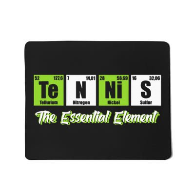 Tennis The Essential Element Funny Love Tennis Mousepad