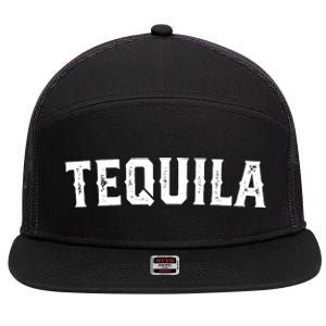 Tequila 7 Panel Mesh Trucker Snapback Hat