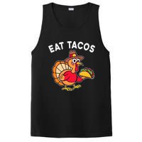 Thanksgiving Turkey Eat Tacos Mexican Thanksgiving Fun PosiCharge Competitor Tank