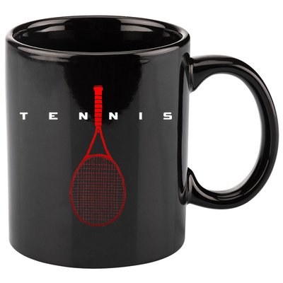 Tennis 11oz C Handle Ceramic Mug
