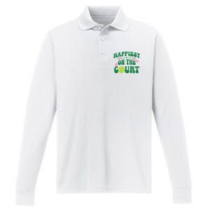 Tennis Performance Long Sleeve Polo