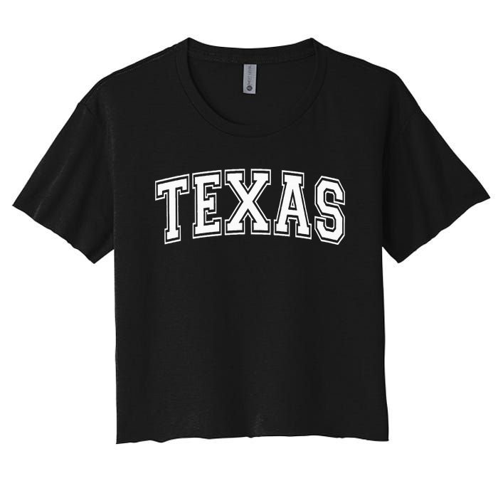 Texas Women's Crop Top Tee